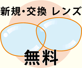 新規・交換 レンズ 無料