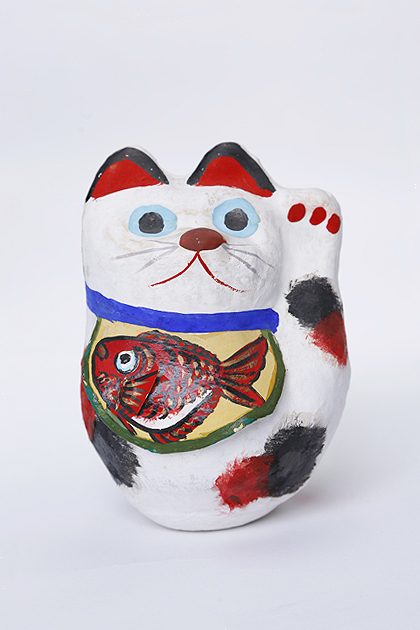 招き猫　鯛