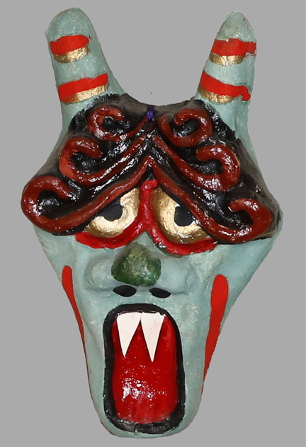 怪奇面　欠伸