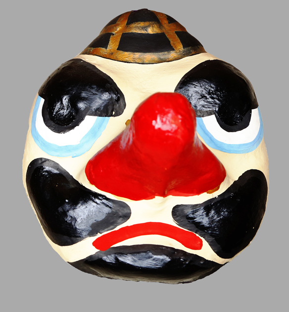 小面　天狗(黒)